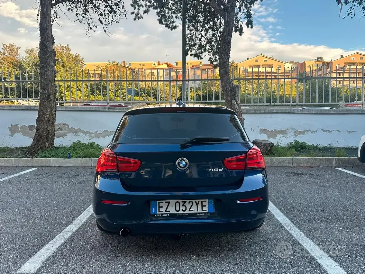 Usata BMW 116 116 CV (85 kW) 2015 Blu Utilitaria
