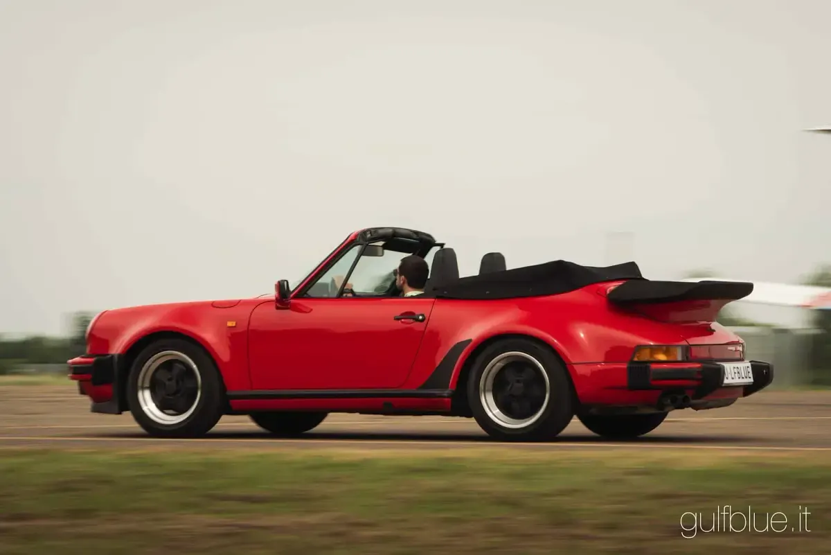 Usata Porsche 911 Turbo 286 CV (210 kW) 1989 Rosso Cabrio