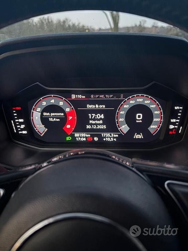 Usata Audi A1 Sportback S-Line 95 CV (69 kW) 2020 Bianco Utilitaria