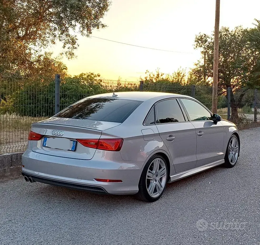 Usata Audi A3 S-Line 105 CV (77 kW) 2014 Grigio Berlina