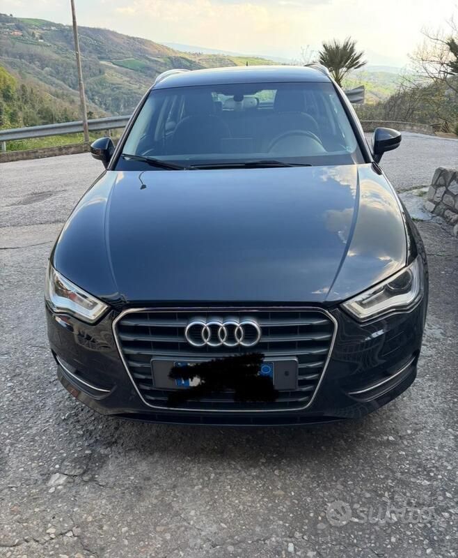 Usata Audi A3 105 CV (77 kW) 2014 Nero Berlina