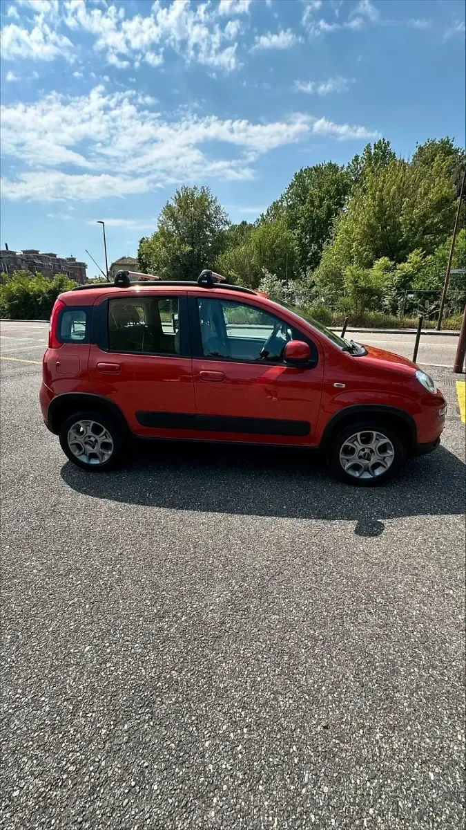 Usata Fiat Panda 4x4 S 75 CV (55 kW) 2014 Arancione Utilitaria