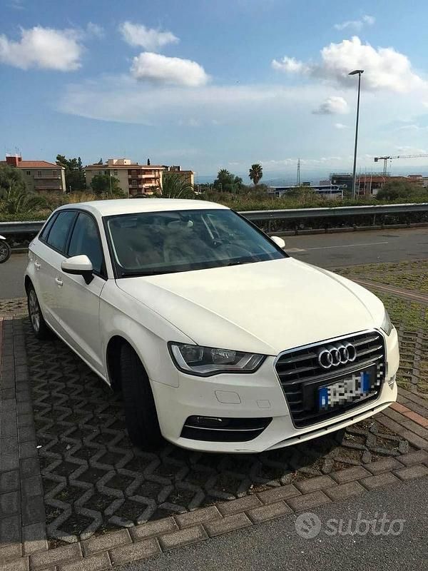 Usata Audi A3 2013 Bianco Berlina