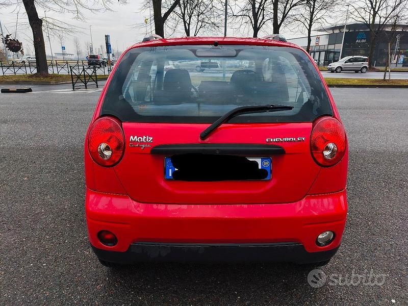 Usata Chevrolet Matiz 52 CV (38 kW) 2009 Rosso Utilitaria