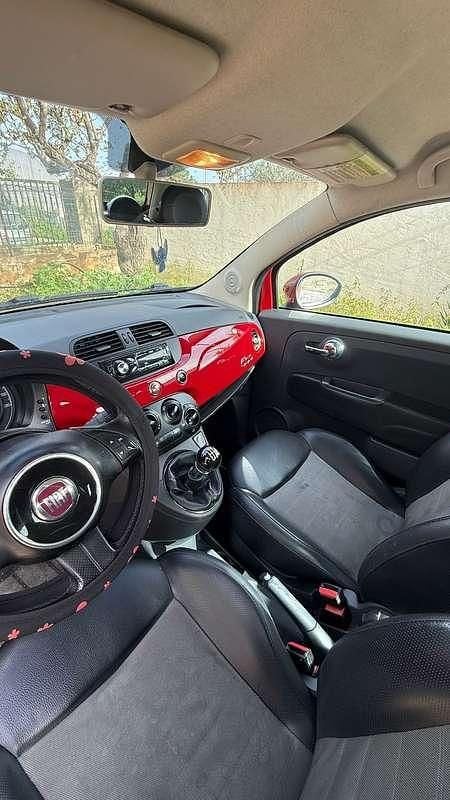 Usata Fiat 500 Lounge 101 CV (74 kW) 2007 Rosso Utilitaria