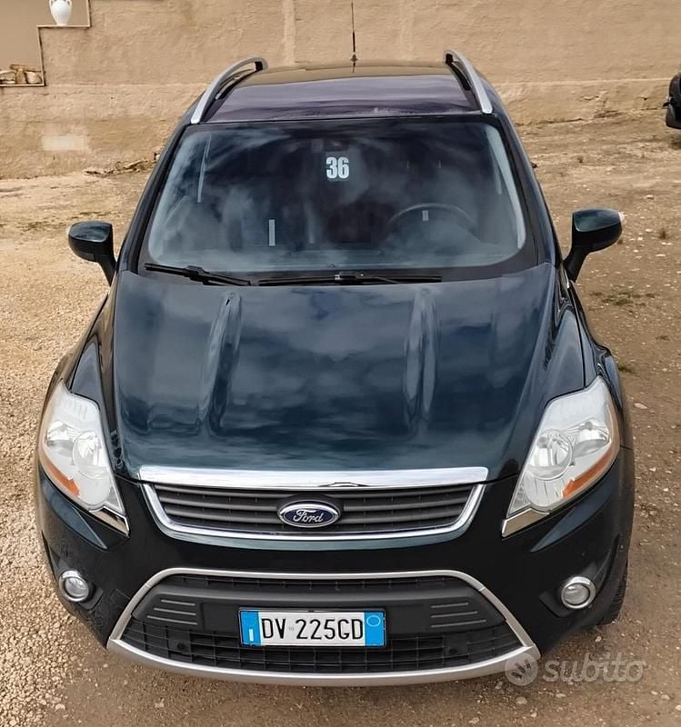 Usata Ford Kuga Titanium 136 CV (100 kW) 2009 Verde SUV