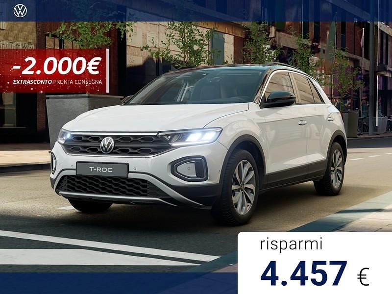 Pure white nero Nuova 2025 VW T-Roc Edition SUV | 36.200 € (Molto cara) - Immagine 1/4