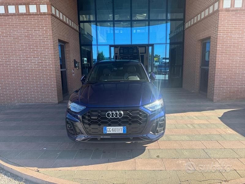Usata Audi Q5 S-line plus 204 CV (150 kW) 2021 Blu SUV