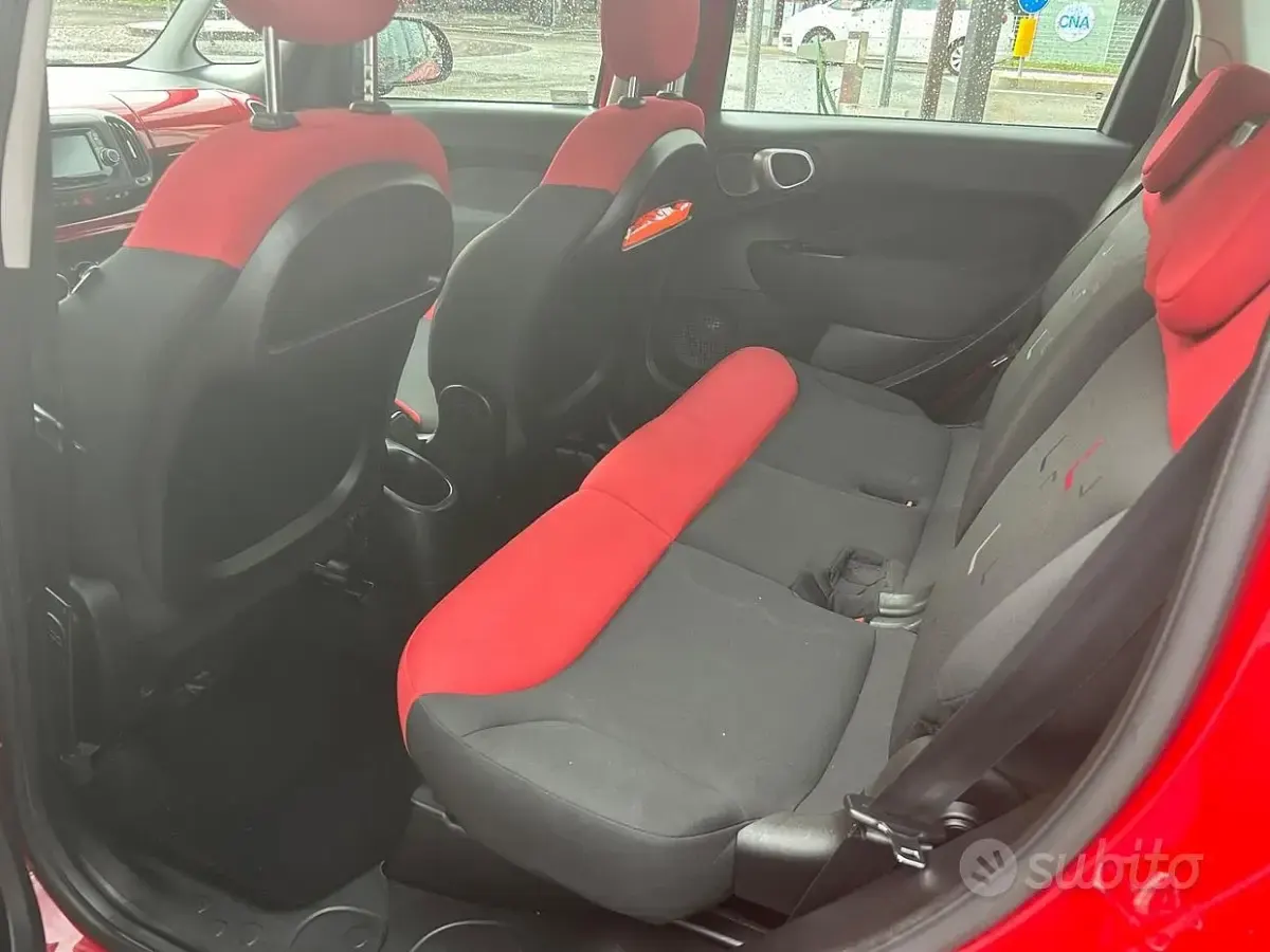Usata Fiat 500L Lounge 120 CV (88 kW) 2016 Rosso Monovolume
