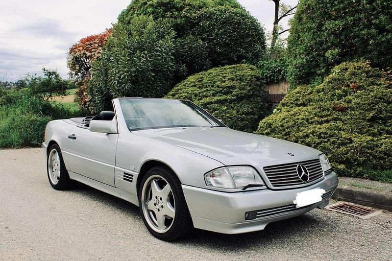 Usata Mercedes SL320 231 CV (169 kW) 1994 Argento Cabrio