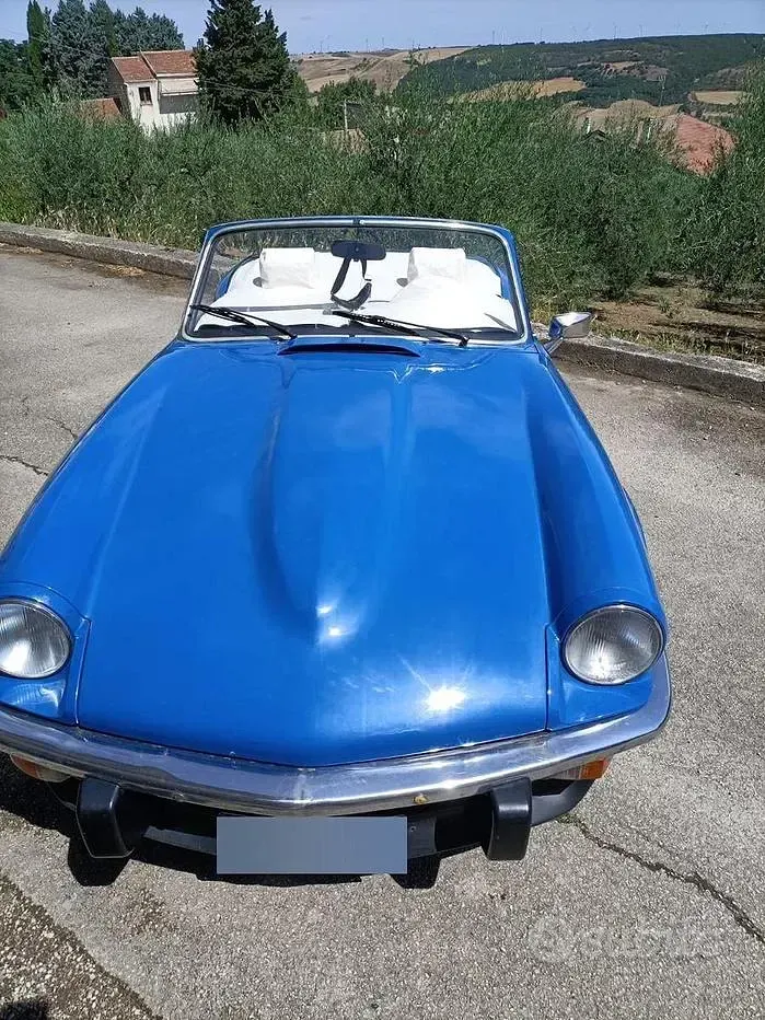 Usata Triumph Spitfire 1970 Blu Cabrio