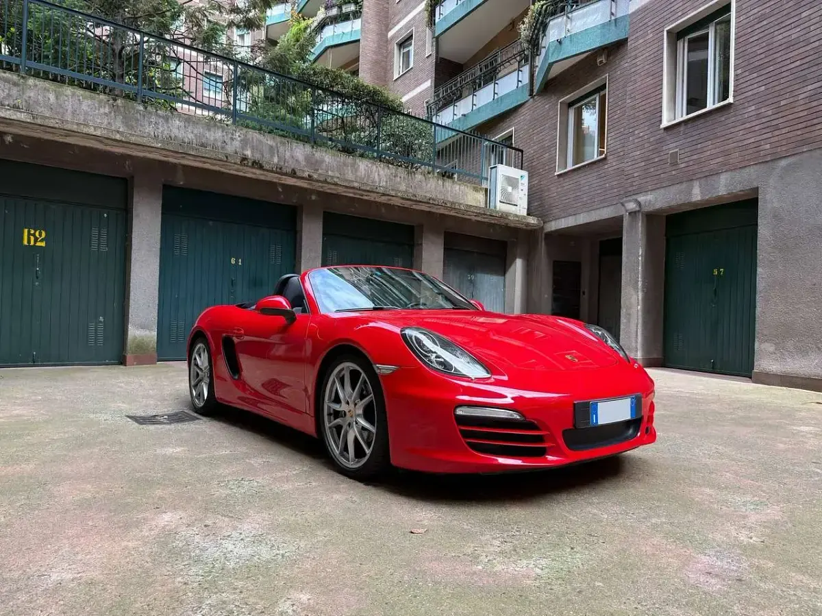 Usata Porsche Boxster 265 CV (194 kW) 2013 Guards red Cabrio