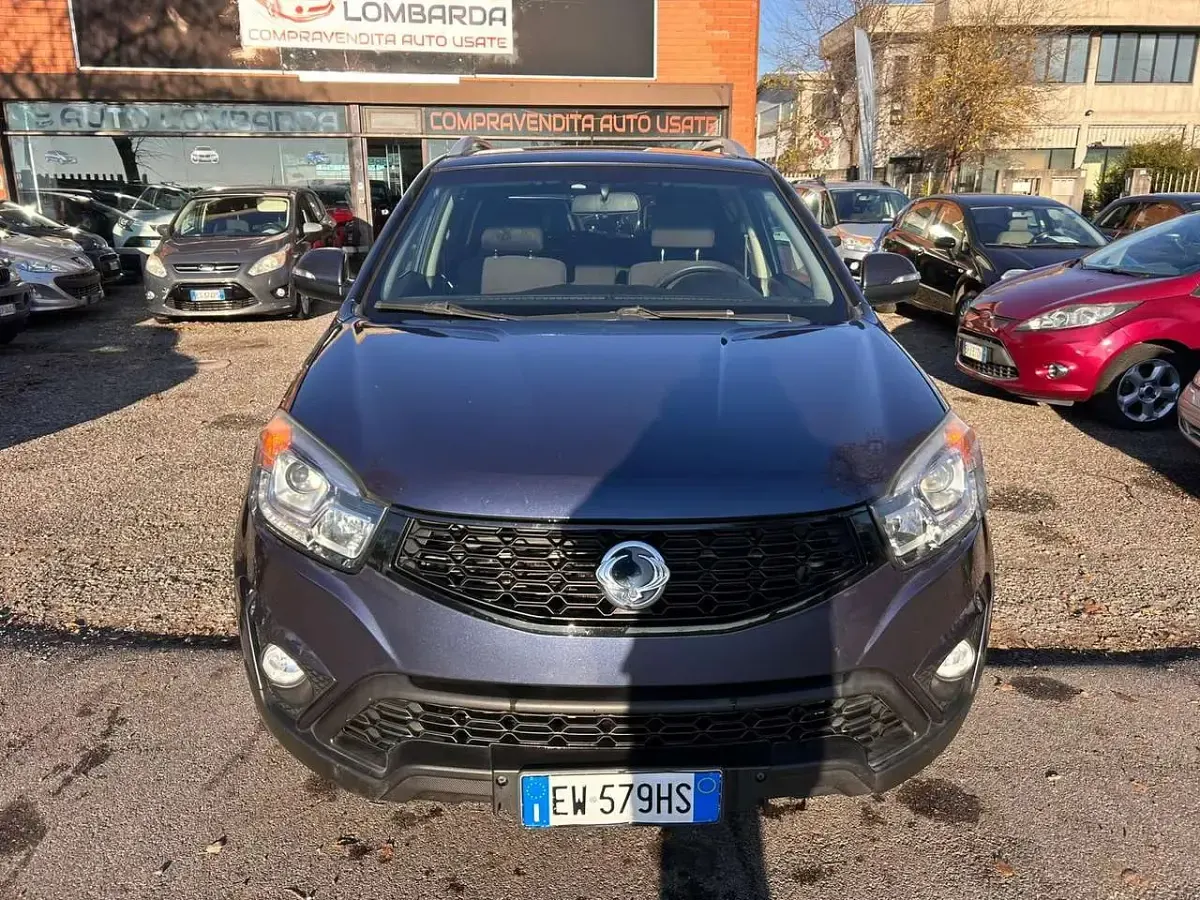 Usata SsangYong Korando 148 CV (108 kW) 2014 Blu/azzurro SUV