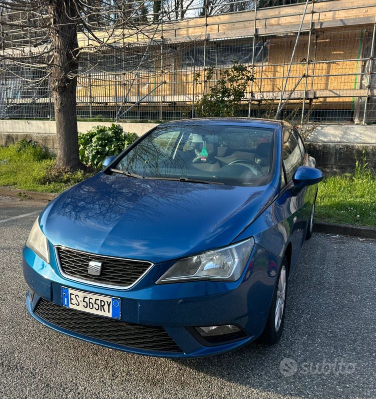 Usata Seat Ibiza 75 CV (55 kW) 2013 Blu Utilitaria