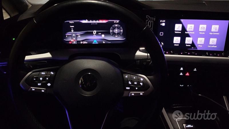 Usata VW Golf VII 150 CV (110 kW) 2020 Nero Berlina