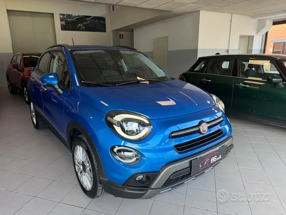 Usata Fiat 500X Cross 151 CV (111 kW) 2019 Blu SUV