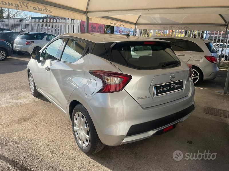 Usata Nissan Micra Visia 71 CV (52 kW) 2017 Grigio Berlina