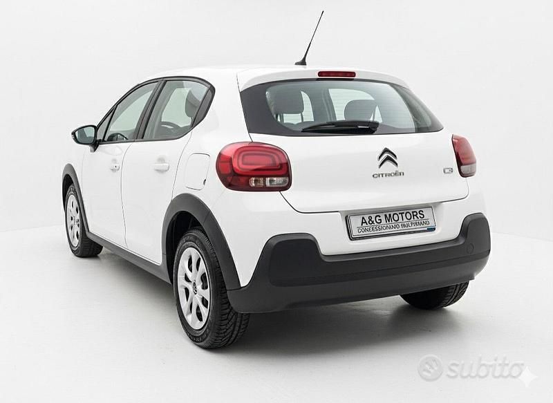 Usata Citroën C3 Feel 83 CV (61 kW) 2019 Bianco Utilitaria