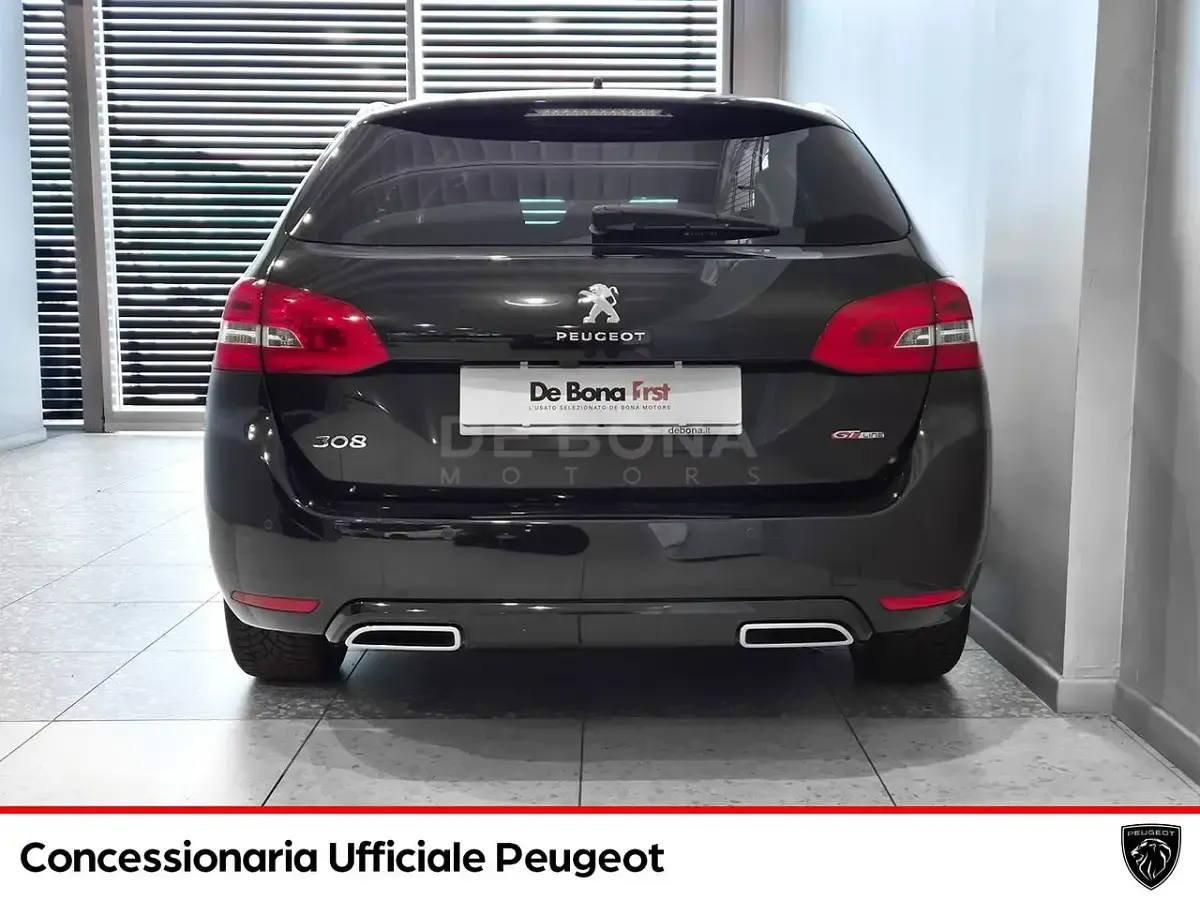 Usata Peugeot 308 SW GT-line 131 CV (96 kW) 2018 Nero Station wagon