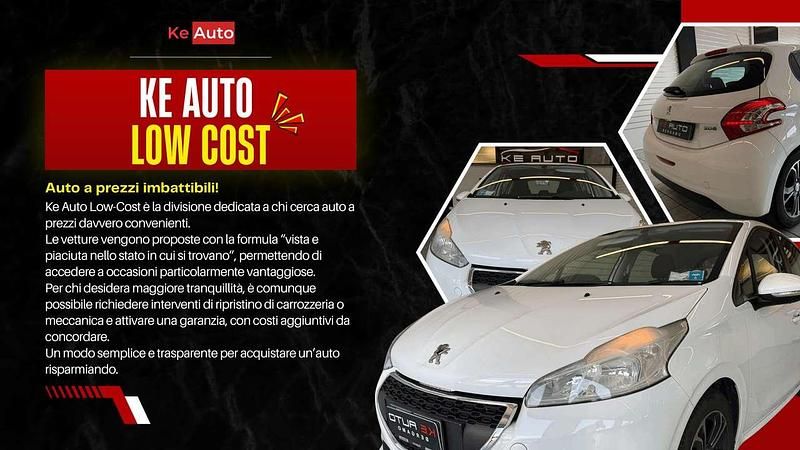 Usata Peugeot 208 Active 82 CV (60 kW) 2015 Bianco Utilitaria