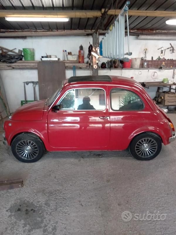 Usata Fiat 500 1970 Rosso Utilitaria