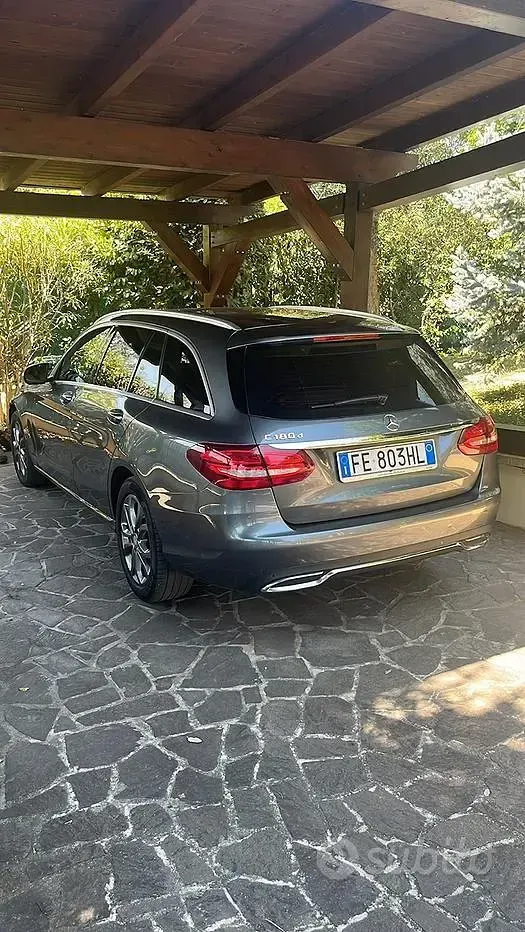 Usata Mercedes C180 116 CV (85 kW) 2016 Grigio Station wagon