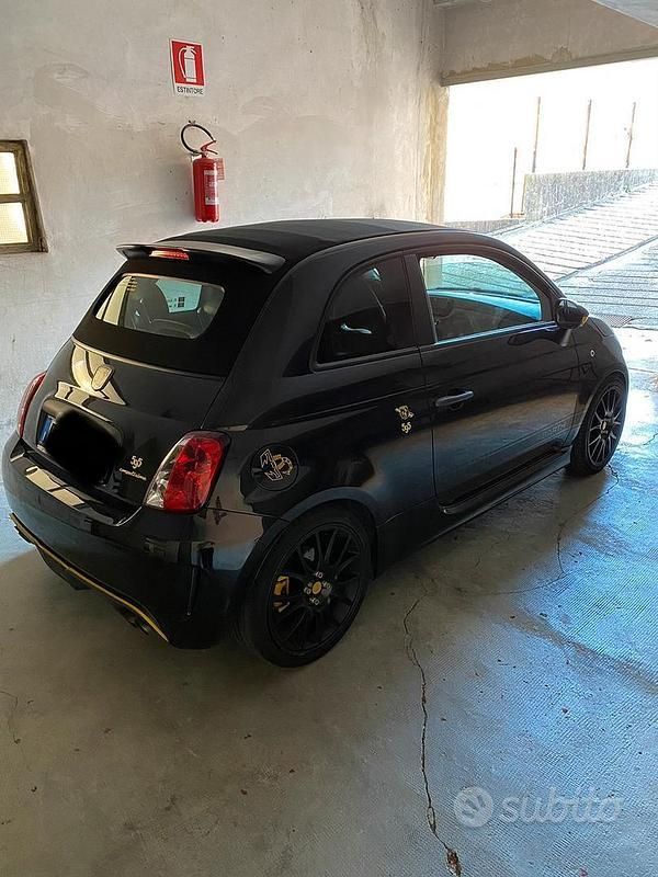 Usata Abarth 595C Competizione 180 CV (132 kW) 2016 Nero Cabrio