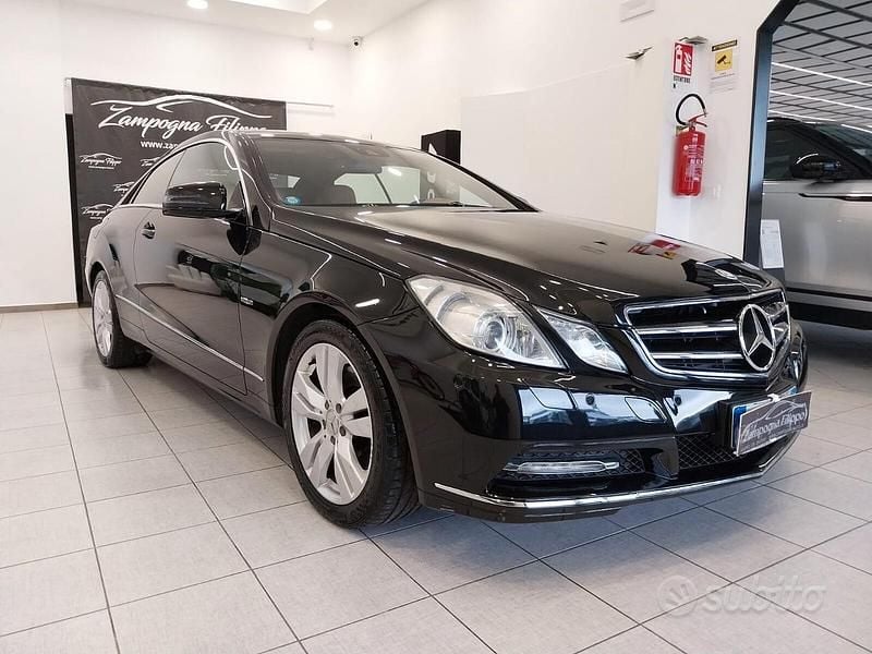 Usata Mercedes E250 Avantgarde 204 CV (150 kW) 2011 Nero Berlina
