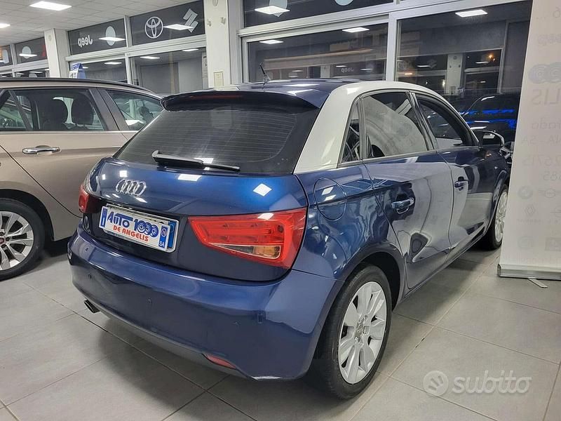Usata Audi A1 S-Line 105 CV (77 kW) 2013 Blu Berlina