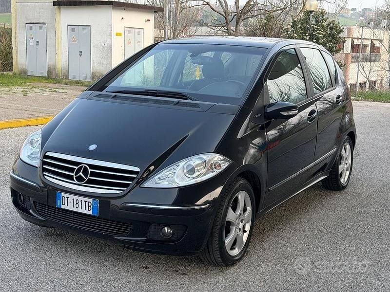 Usata Mercedes A150 Avantgarde 95 CV (69 kW) 2009 Nero Utilitaria