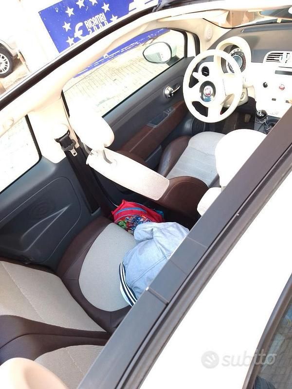 Usado Fiat 500C 69 CV (50 kW) 2012 Blanco Descapotable