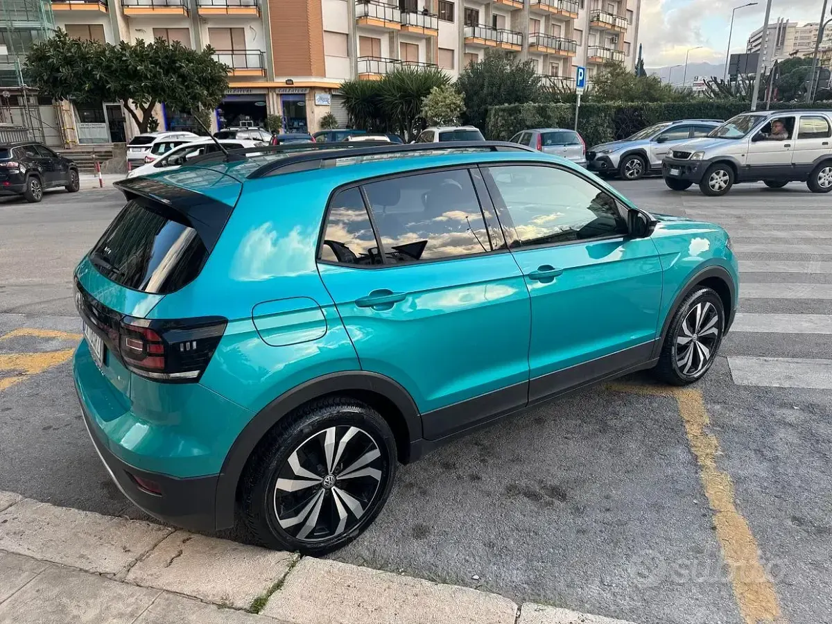 Usata VW T-Cross Style 95 CV (69 kW) 2019 Blu SUV