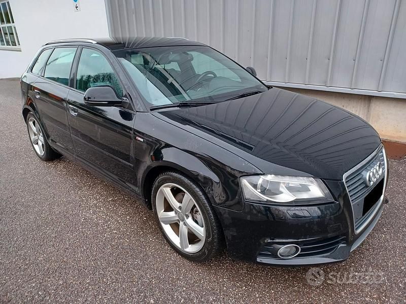 Usata Audi A3 125 CV (91 kW) 2009 Nero Berlina