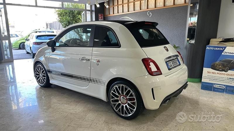 Usata Abarth 595C Turismo 160 CV (117 kW) 2014 Bianco Cabrio
