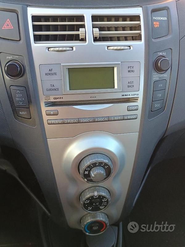 Usata Toyota Yaris Sol 87 CV (63 kW) 2008 Blu Utilitaria