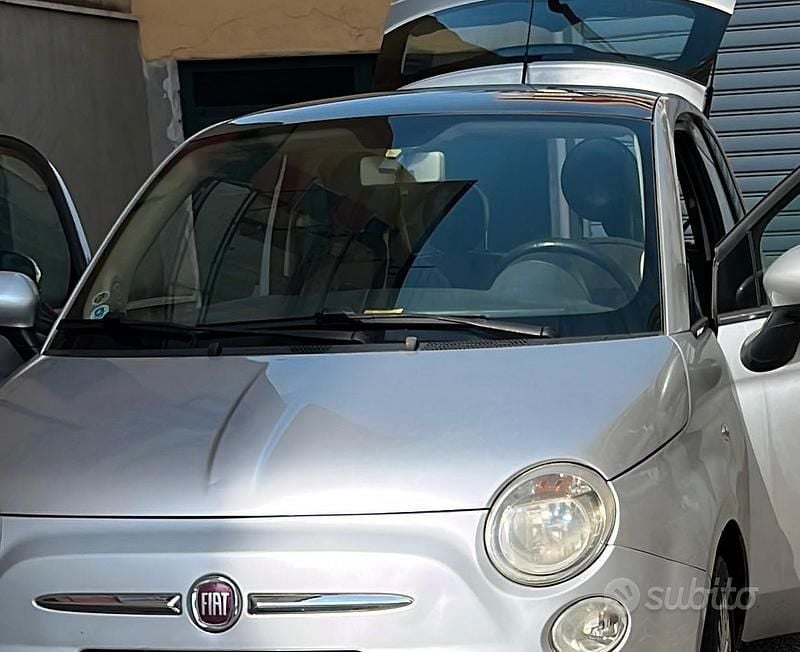 Usata Fiat 500 Sport 69 CV (50 kW) 2009 Grigio Cabrio