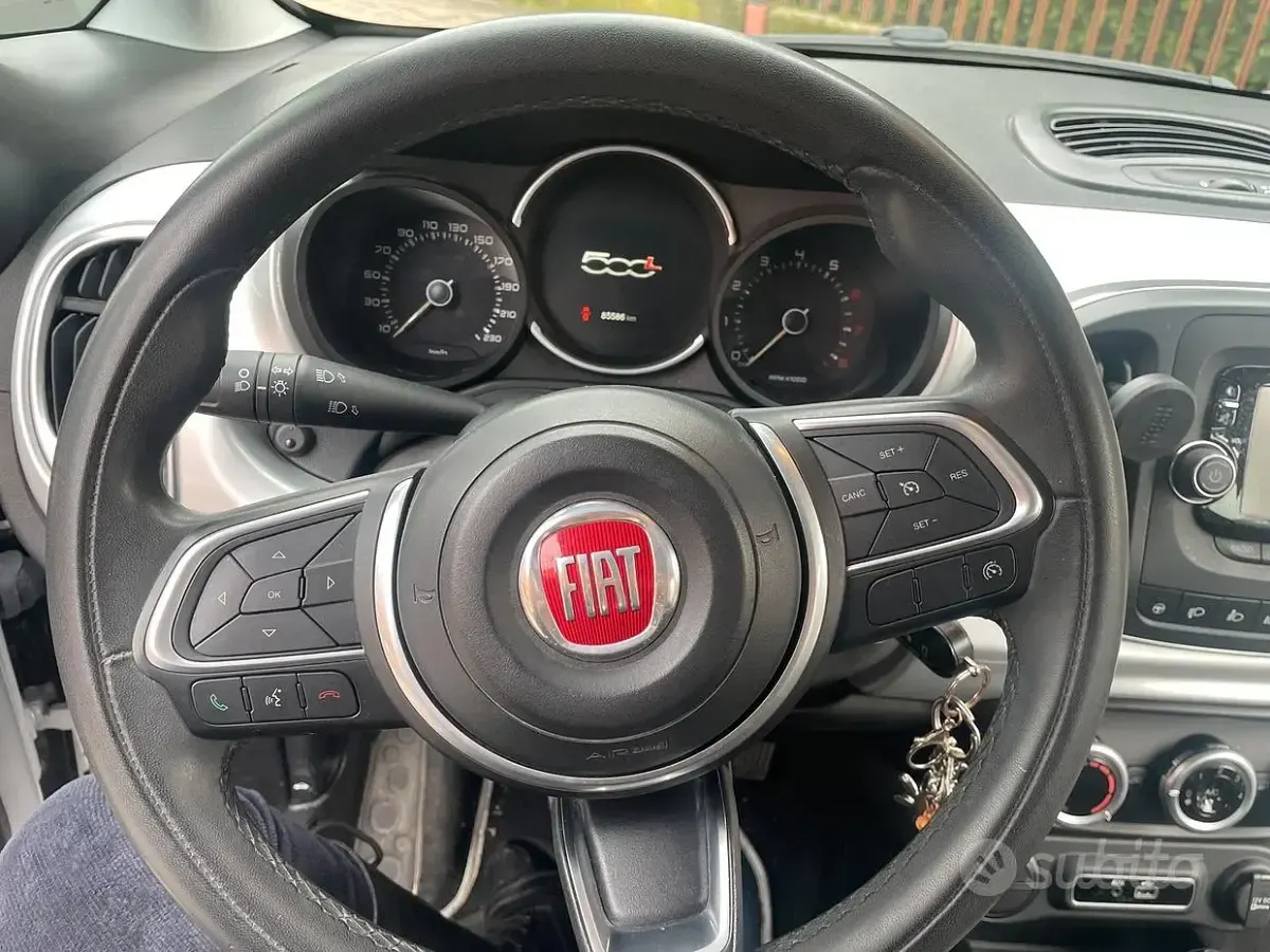 Usata Fiat 500L 95 CV (69 kW) 2018 Grigio Monovolume