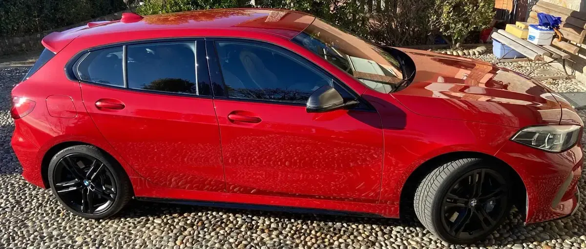 Usata BMW M135 306 CV (225 kW) 2020 Rosso Utilitaria