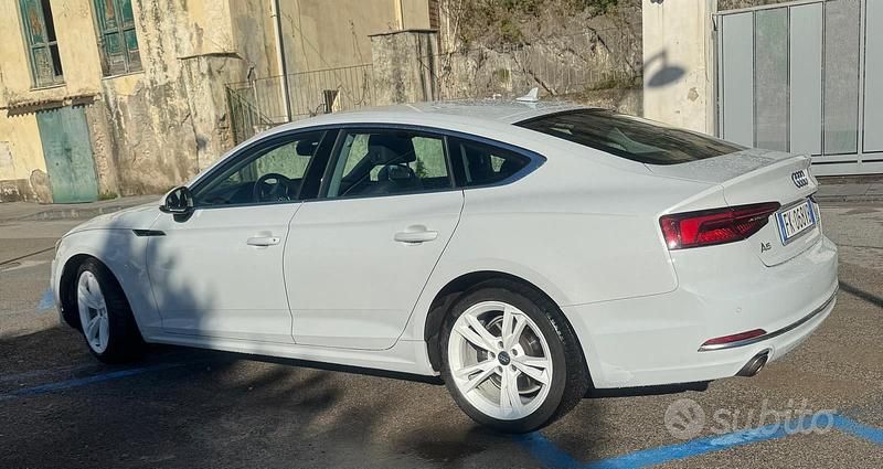 Usata Audi A5 170 CV (125 kW) 2018 Bianco Coupé