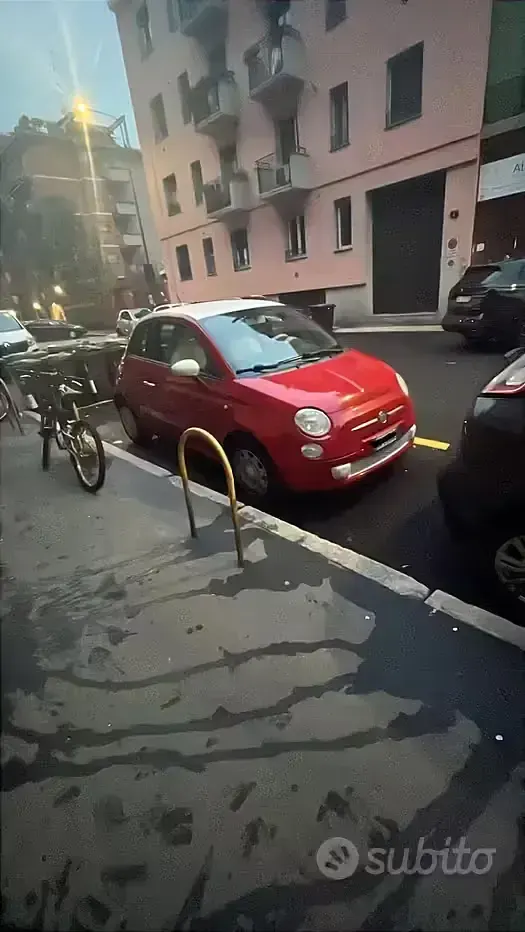 Usata Fiat 500 69 CV (50 kW) 2010 Rosso Utilitaria