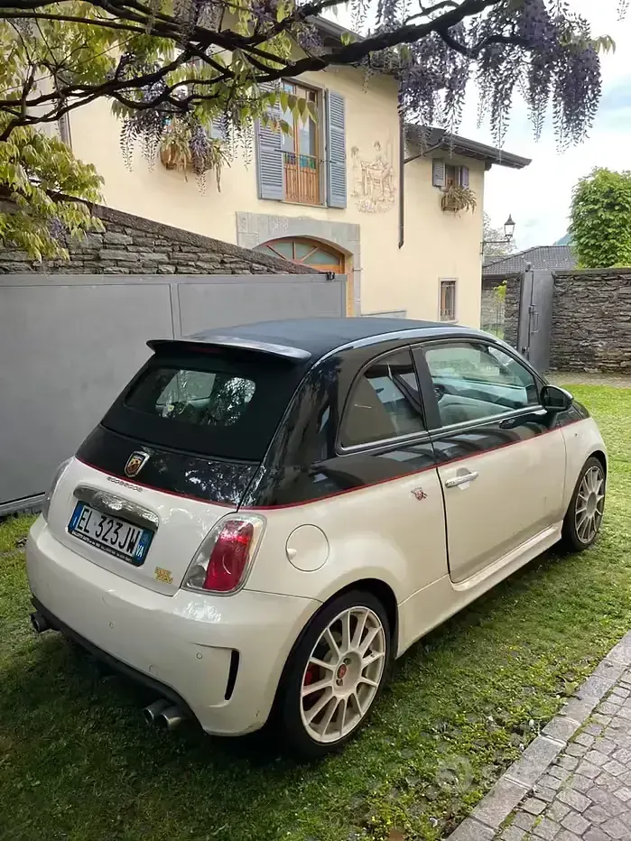 Usata Abarth 500C 140 CV (102 kW) 2011 Bianco Cabrio