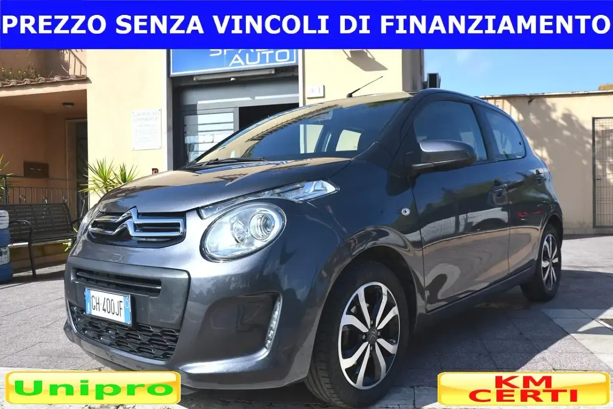 Usata Citroën C1 Shine 72 CV (52 kW) 2021 Grigio Utilitaria