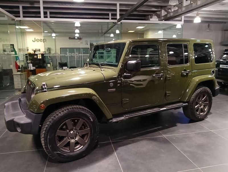 Usata Jeep Wrangler Unlimited 200 CV (147 kW) 2016 Verde SUV