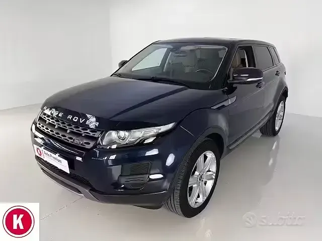 Usata Land Rover Range Rover evoque Pure 150 CV (110 kW) 2013 Blu/azzurro SUV