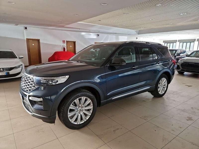 Usata Ford Explorer Platinum 457 CV (336 kW) 2022 Blu/azzurro SUV