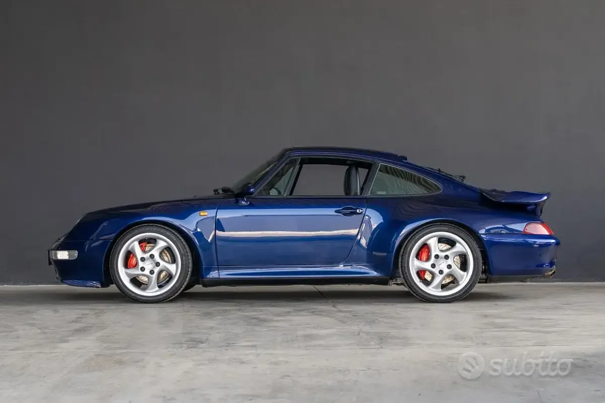 Usata Porsche 993 Turbo 408 CV (300 kW) 1995 Blu Coupé