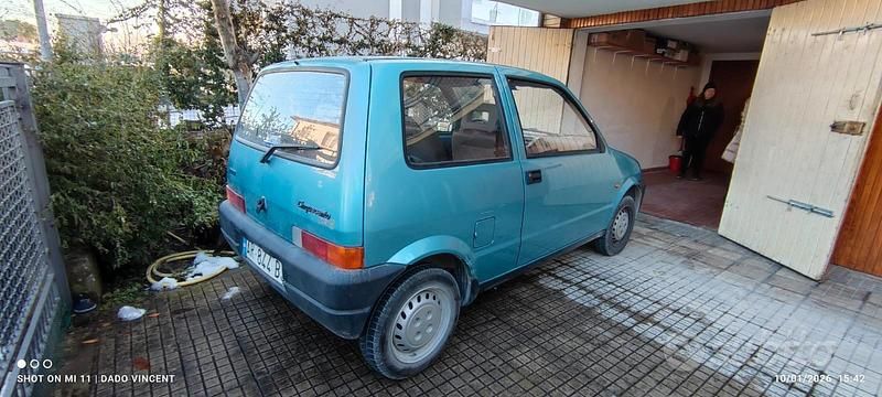 Usata Fiat 500 Young 39 CV (28 kW) 1998 Blu Berlina
