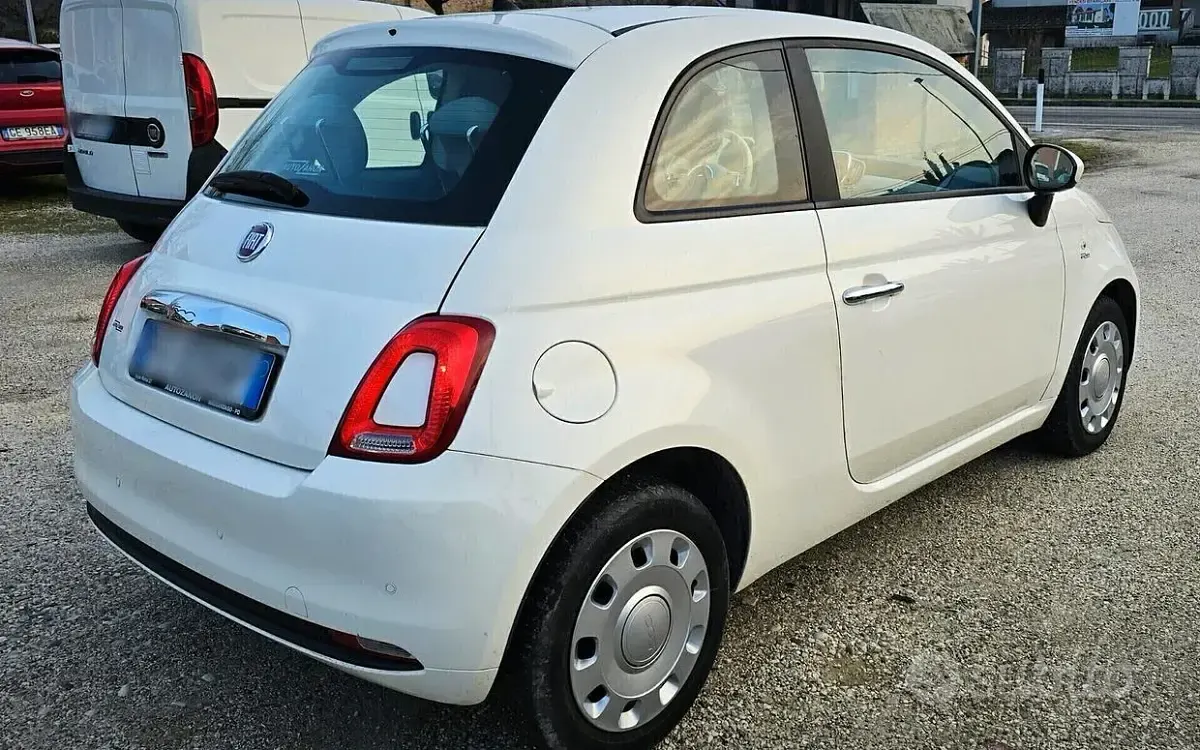 Usata Fiat 500 69 CV (50 kW) 2016 Bianco Berlina