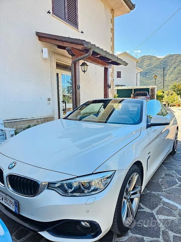 Usata BMW 428 M Sport 245 CV (180 kW) 2014 Bianco Cabrio
