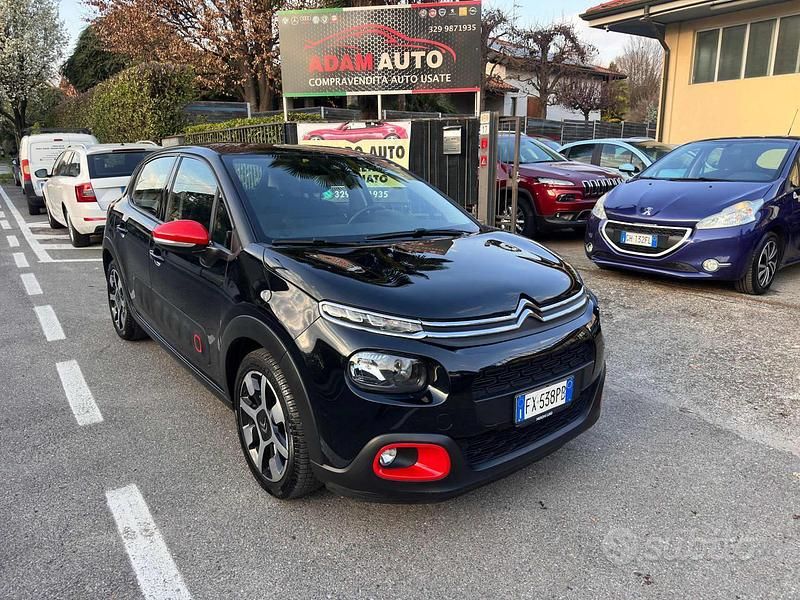 Usata Citroën C3 PureTech 82 CV (60 kW) 2019 Nero Utilitaria